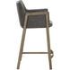 Bernadette 37.75 inch Kendall Grey Counter Stool